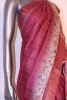 Handloom Printed Tussar Silk Saree